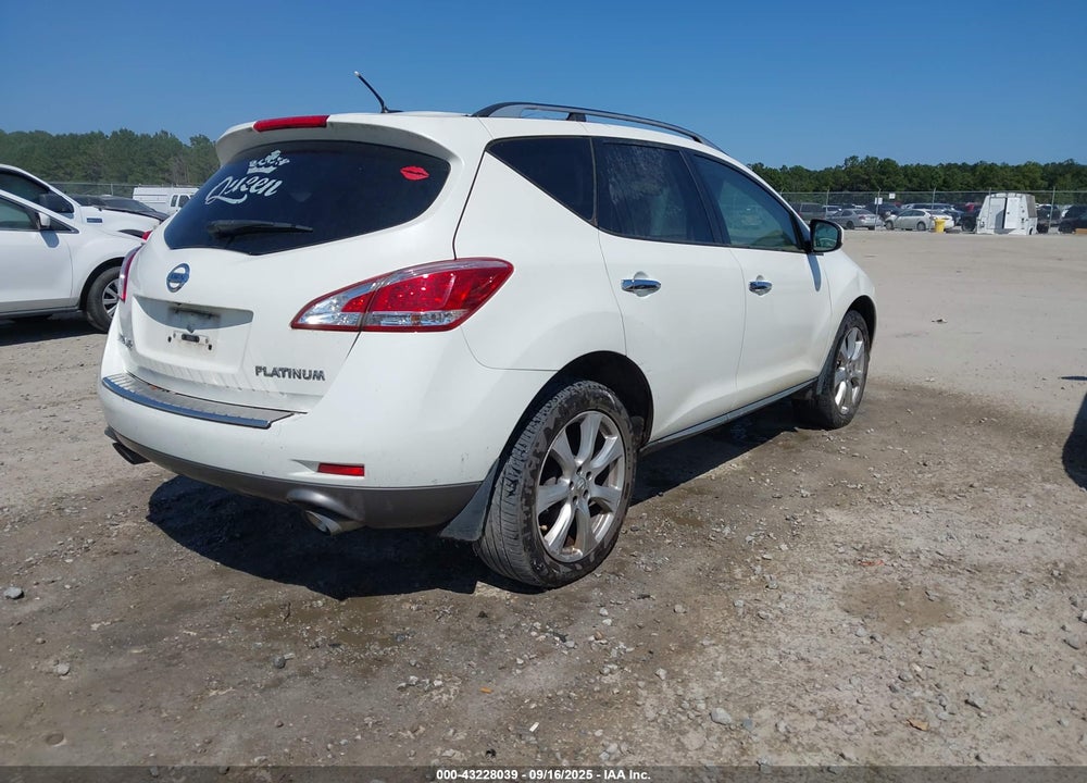 2014 NISSAN MURANO VIN: JN8AZ1MU3EW416453