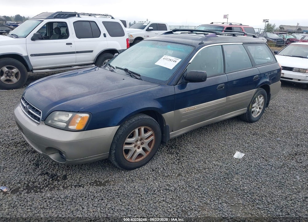 2000 SUBARU OUTBACK VIN: 4S3BH6654Y7624717