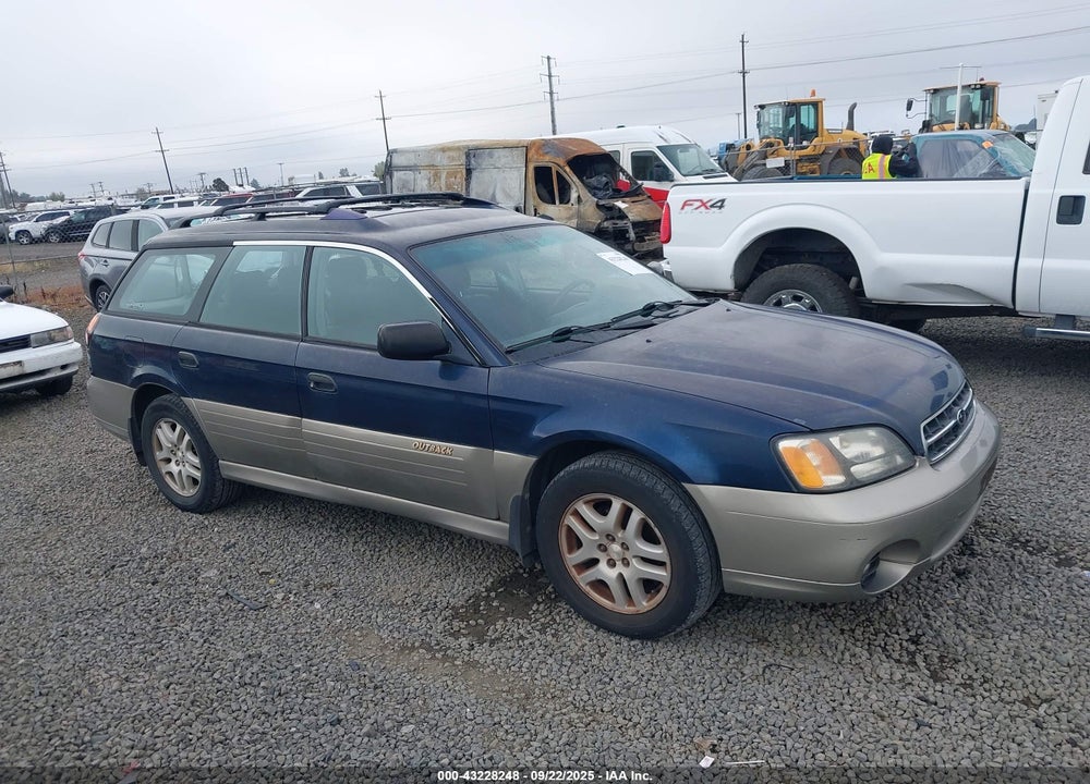 2000 SUBARU OUTBACK VIN: 4S3BH6654Y7624717