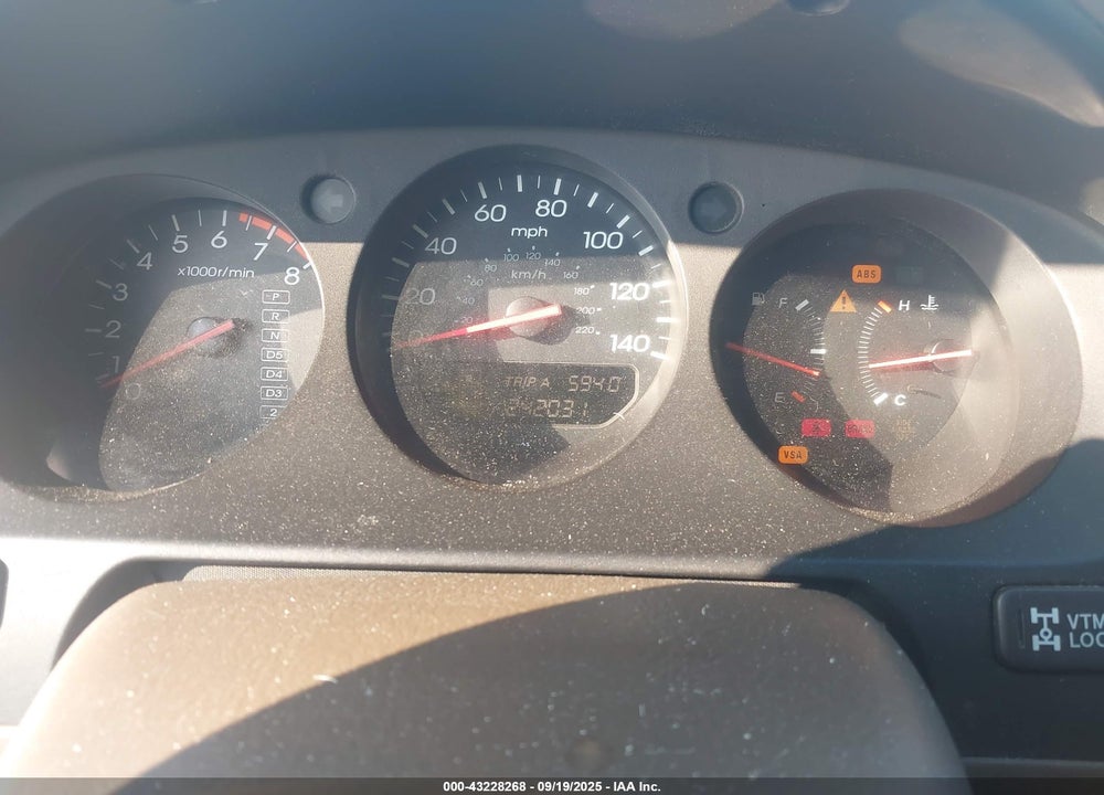 2003 ACURA MDX VIN: 2HNYD18943H512743