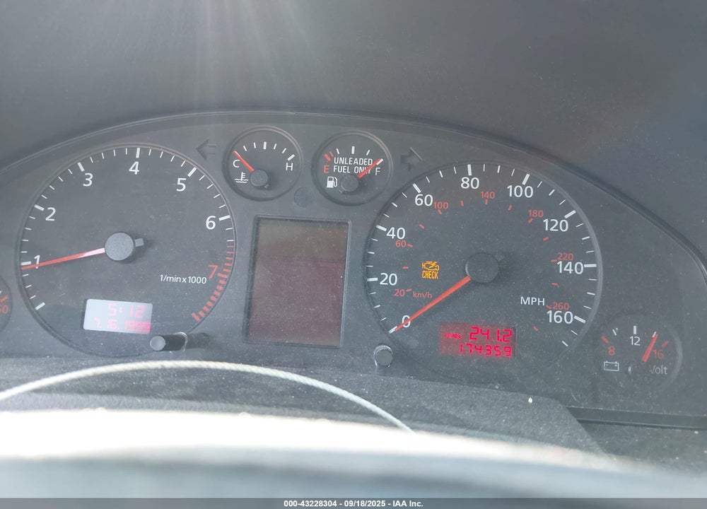 2001 AUDI A6 2.7T VIN: WAUED64B51N164113