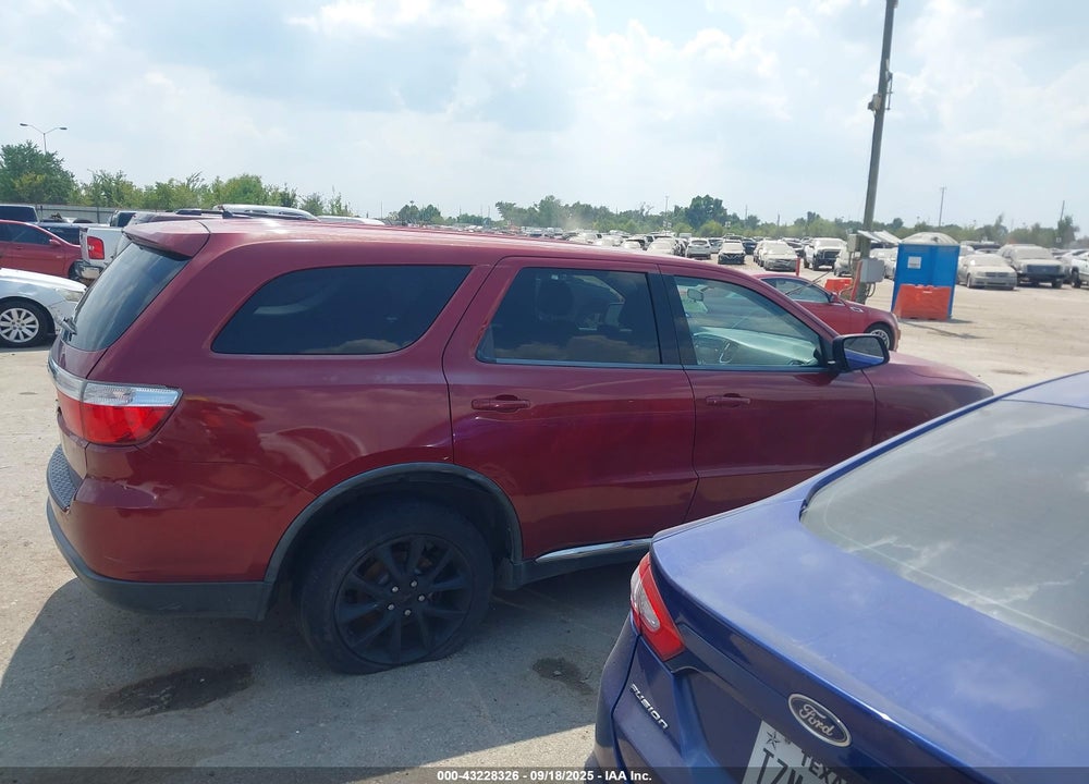 2013 DODGE DURANGO VIN: 1C4RDHAG6DC527387