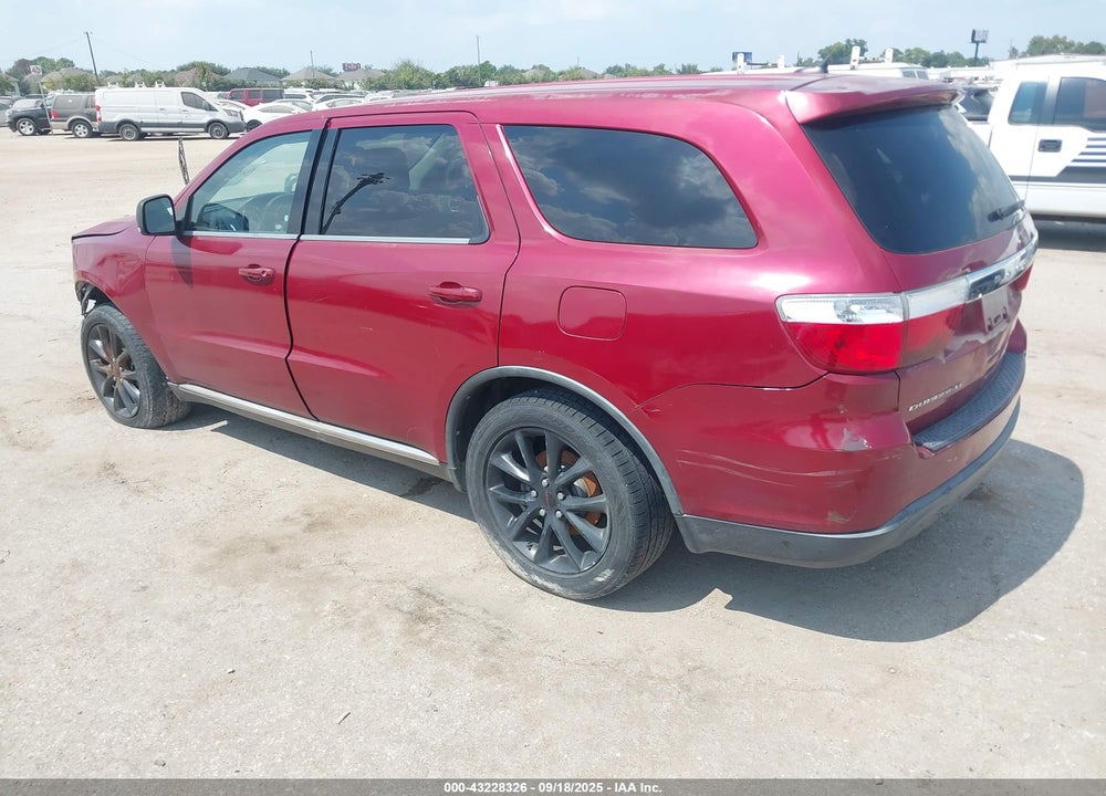 2013 DODGE DURANGO VIN: 1C4RDHAG6DC527387