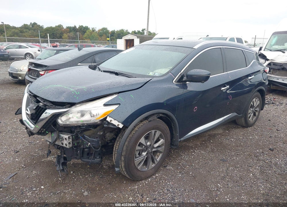 2017 NISSAN MURANO VIN: 5N1AZ2MH3HN153245