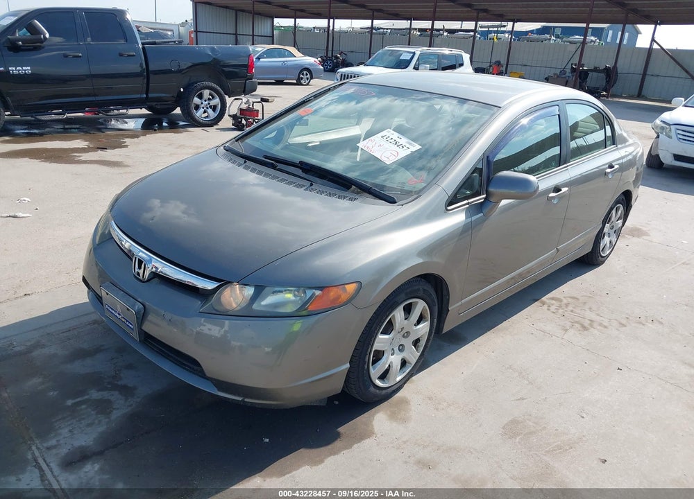 2007 HONDA CIVIC LX VIN: 1HGFA16547L052483