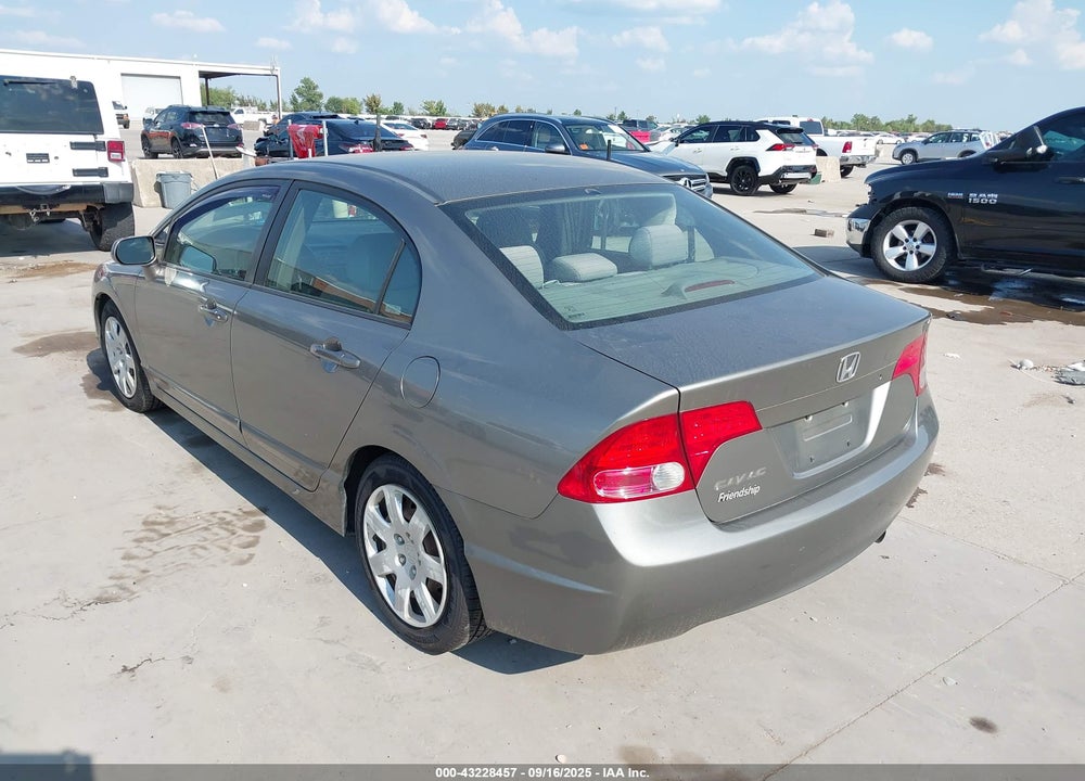 2007 HONDA CIVIC LX VIN: 1HGFA16547L052483