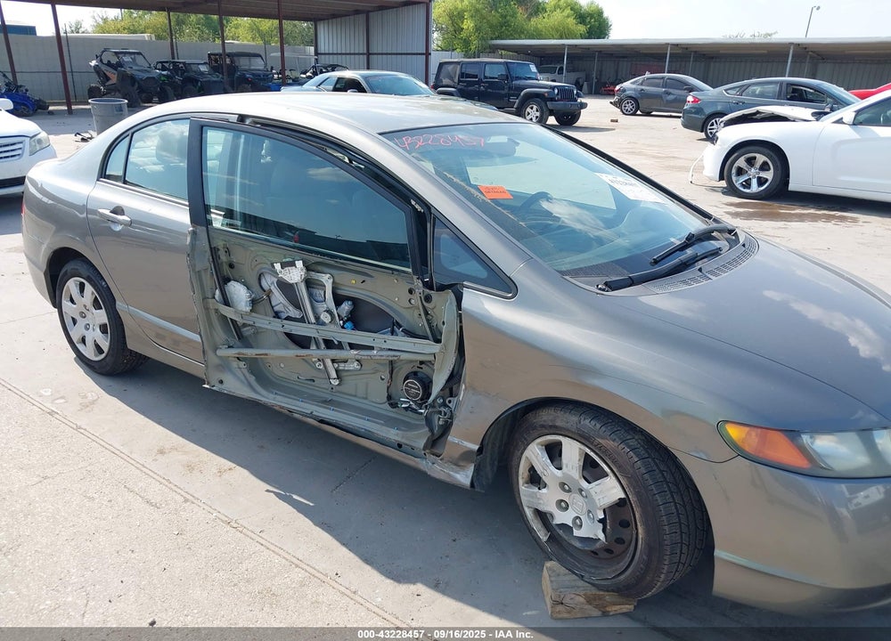 2007 HONDA CIVIC LX VIN: 1HGFA16547L052483