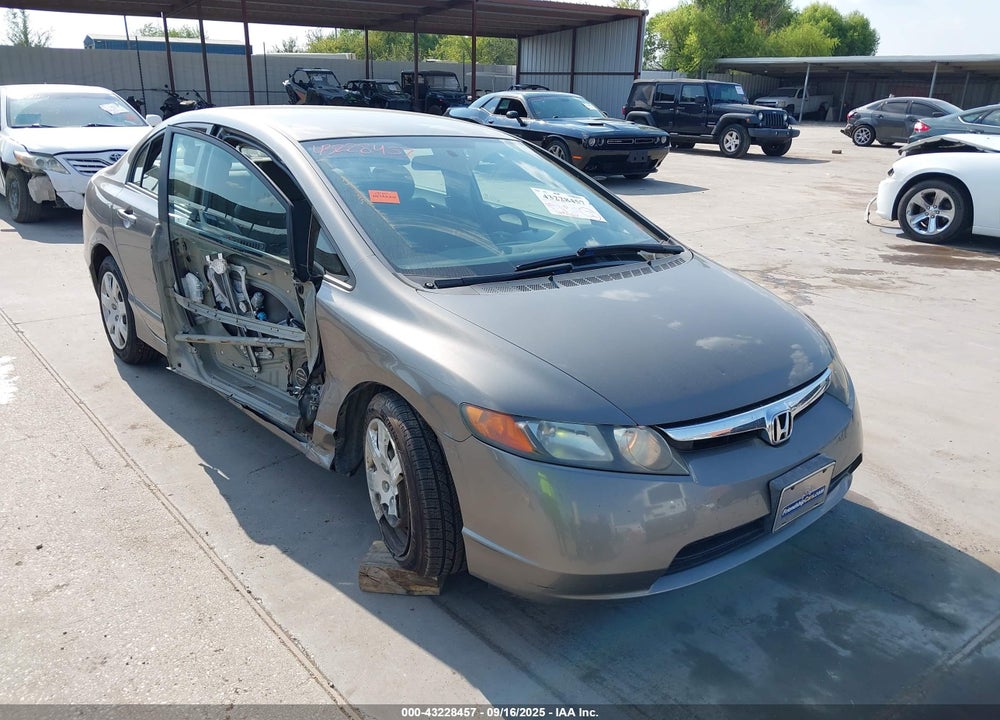 2007 HONDA CIVIC LX VIN: 1HGFA16547L052483