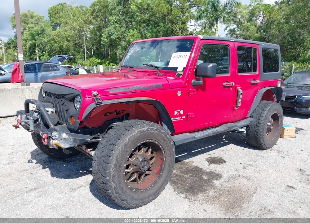 2008 JEEP WRANGLER UNLIMITED X VIN: 1J4GA39118L564138