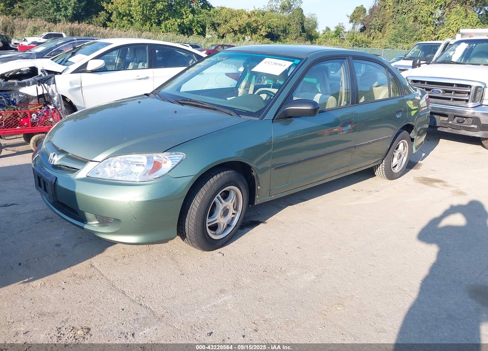 2004 HONDA CIVIC VP VIN: 1HGES16314L014437
