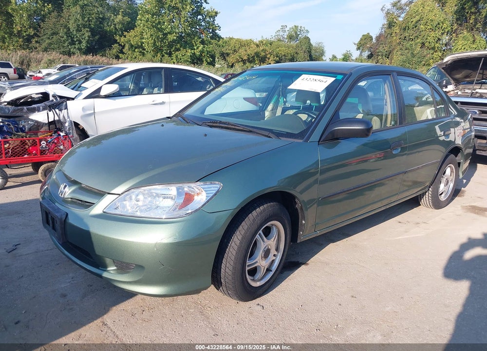 2004 HONDA CIVIC VP VIN: 1HGES16314L014437