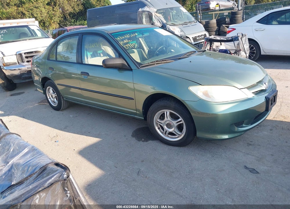 2004 HONDA CIVIC VP VIN: 1HGES16314L014437