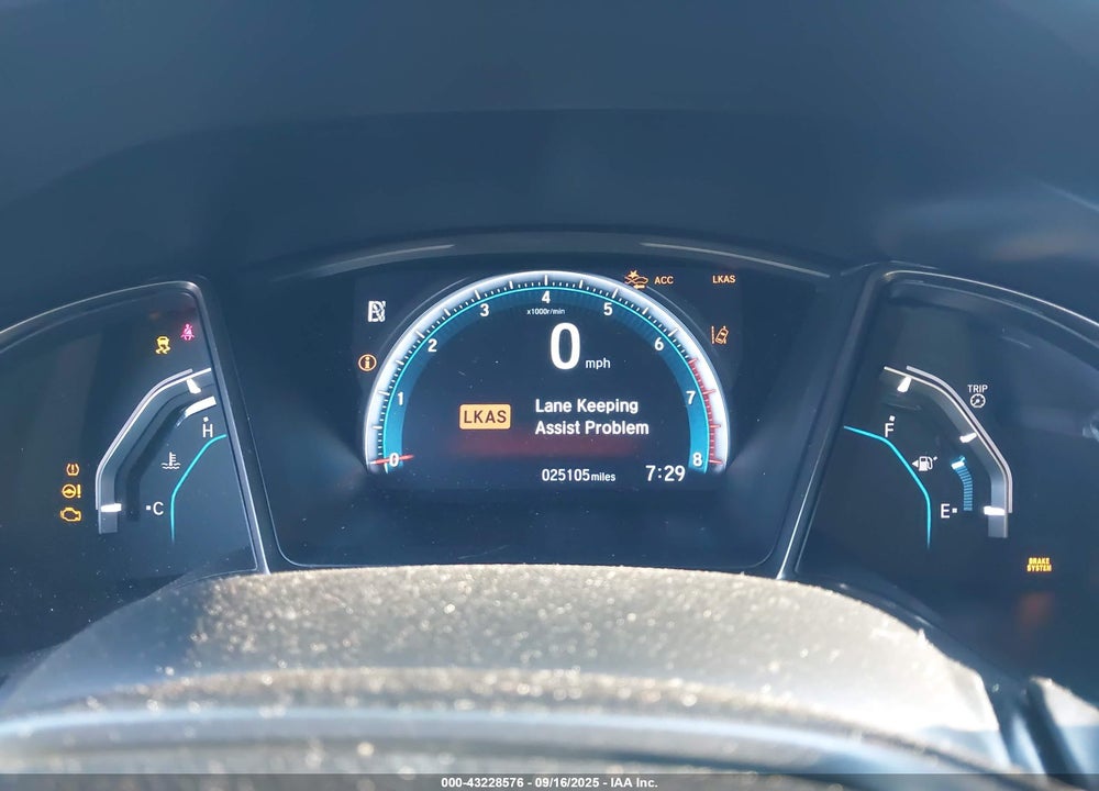 2019 HONDA CIVIC VIN: SHHFK7H84KU415381