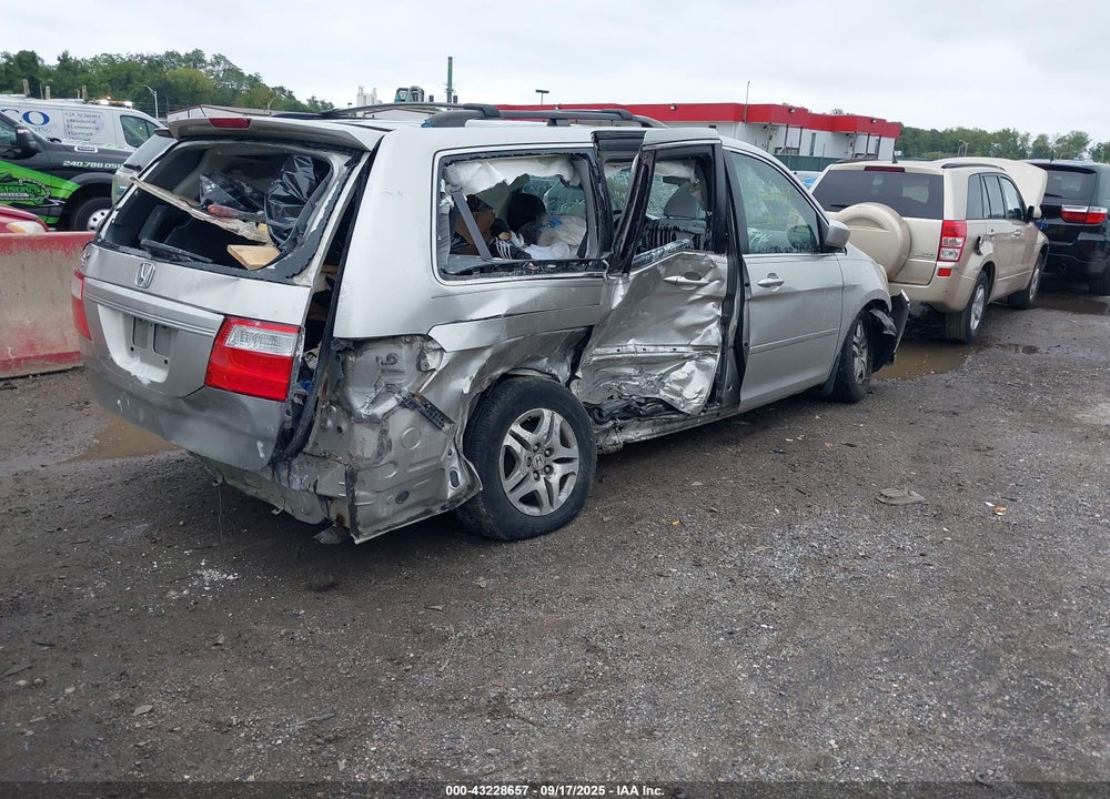 2007 HONDA ODYSSEY VIN: 5FNRL38727B455946