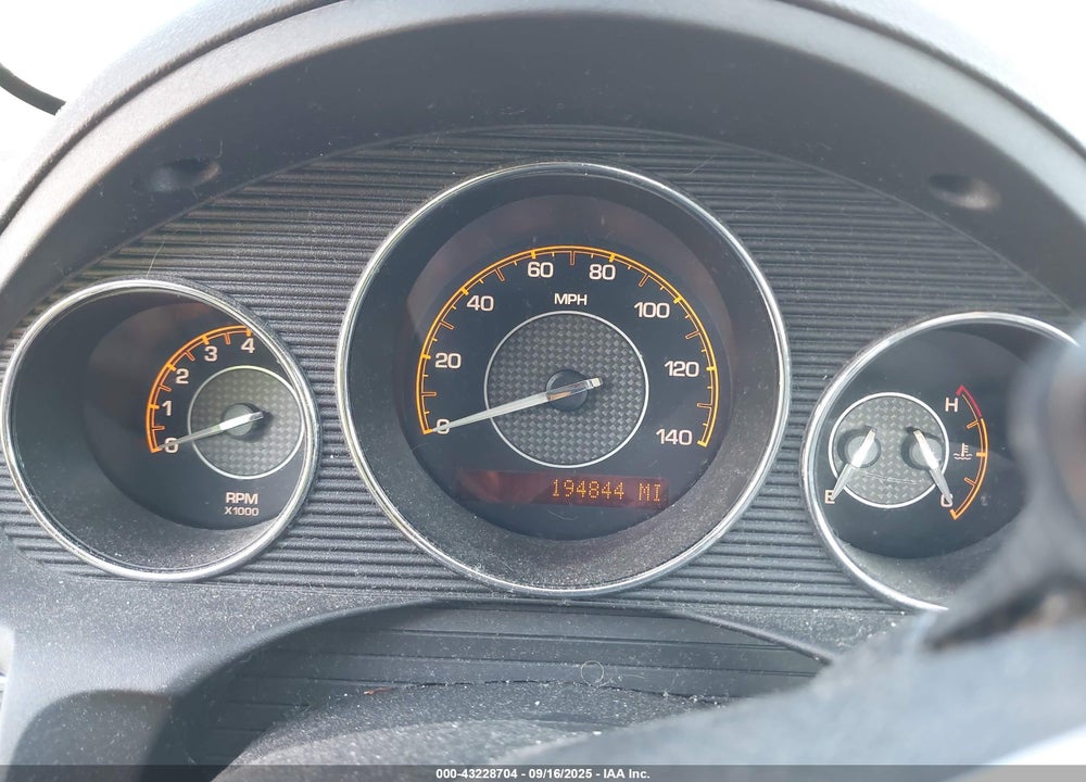 2009 SATURN AURA XE VIN: 1G8ZS57B29F103382