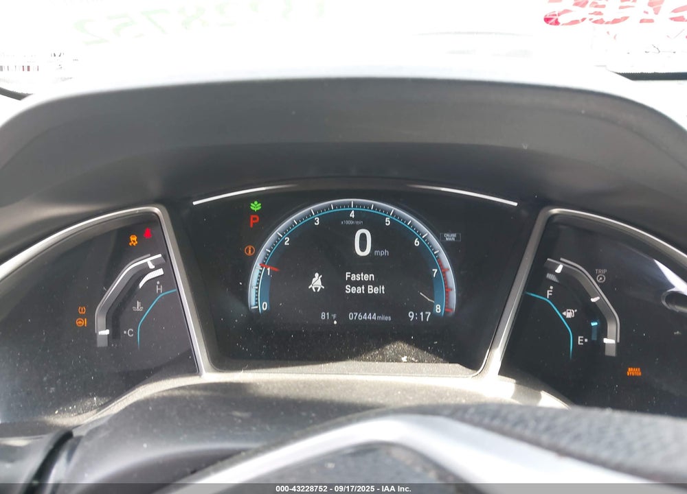 2018 HONDA CIVIC EX VIN: 2HGFC2F7XJH585203