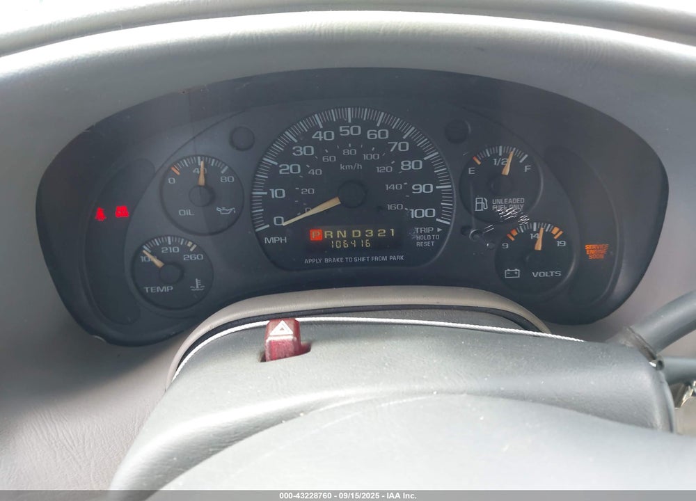 2003 CHEVROLET ASTRO VIN: 1GNDM19X53B101725