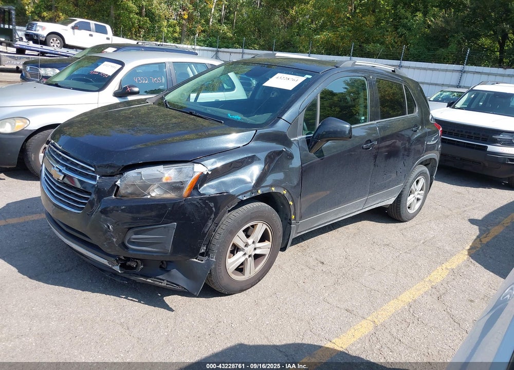 2016 CHEVROLET TRAX VIN: KL7CJPSB2GB585709