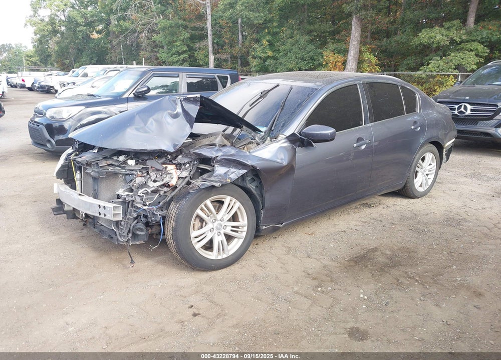 2012 INFINITI G25 VIN: JN1DV6AR7CM860674