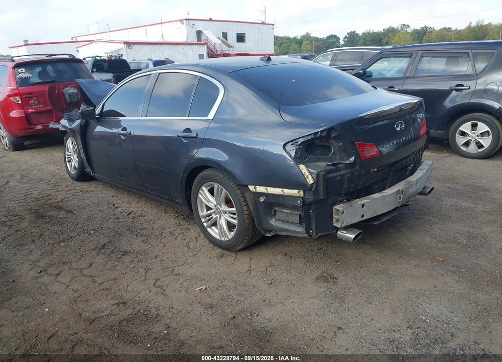 2012 INFINITI G25 VIN: JN1DV6AR7CM860674