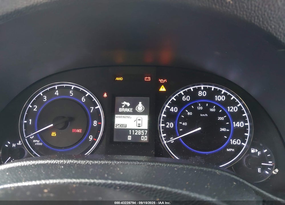 2012 INFINITI G25 VIN: JN1DV6AR7CM860674