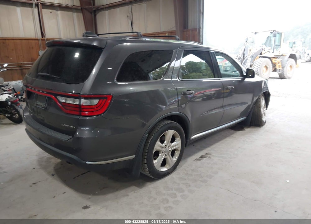 2015 DODGE DURANGO VIN: 1C4RDJDG9FC801557