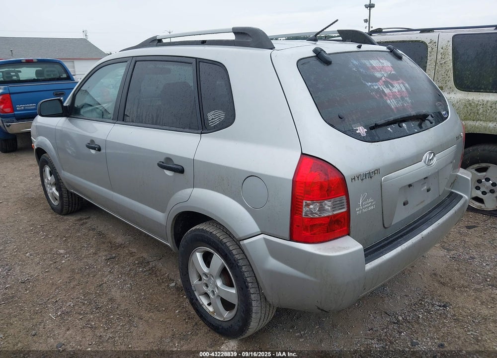 2007 HYUNDAI TUCSON GLS VIN: KM8JM72B67U530262
