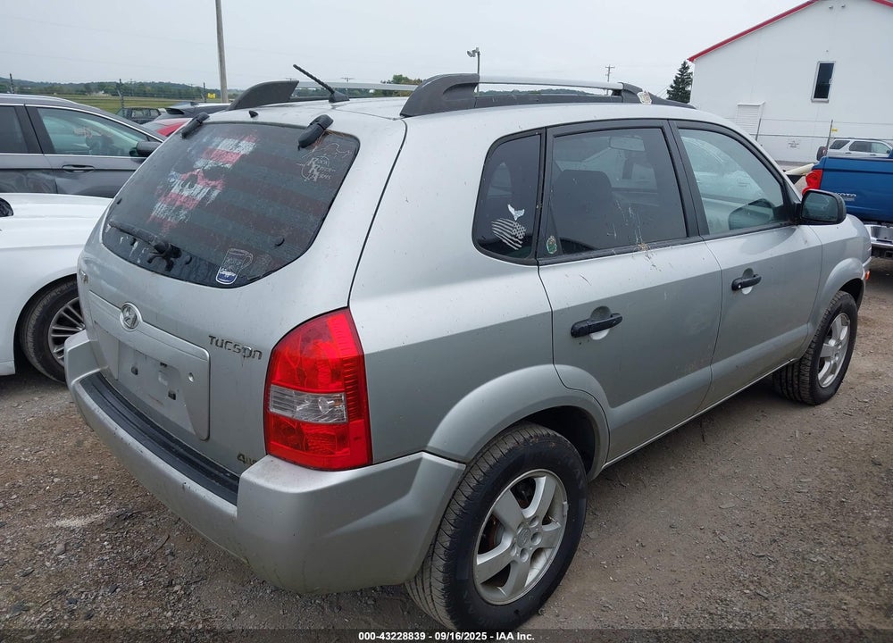2007 HYUNDAI TUCSON GLS VIN: KM8JM72B67U530262