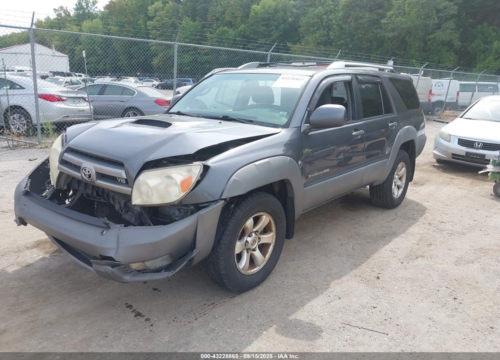 2003 TOYOTA 4RUNNER SR5 SPORT V8 VIN: JTEBT14R530021229