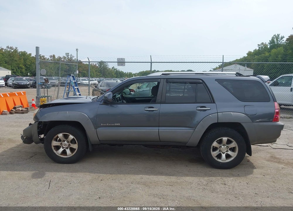 2003 TOYOTA 4RUNNER SR5 SPORT V8 VIN: JTEBT14R530021229