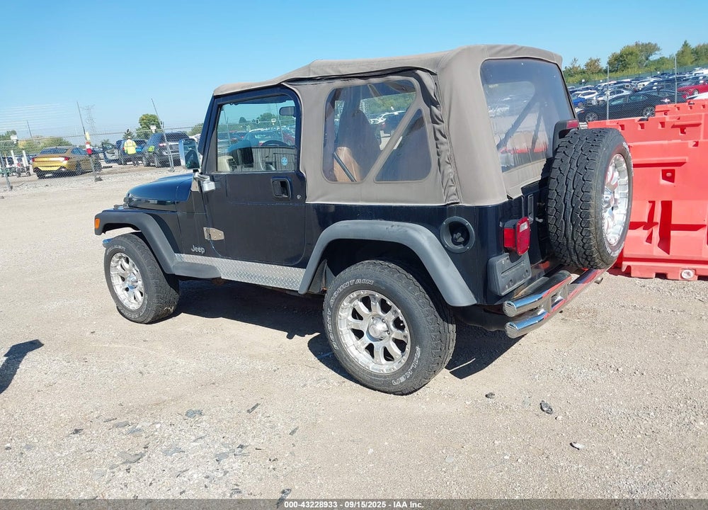 2000 JEEP WRANGLER SE VIN: 1J4FA29P4YP773084