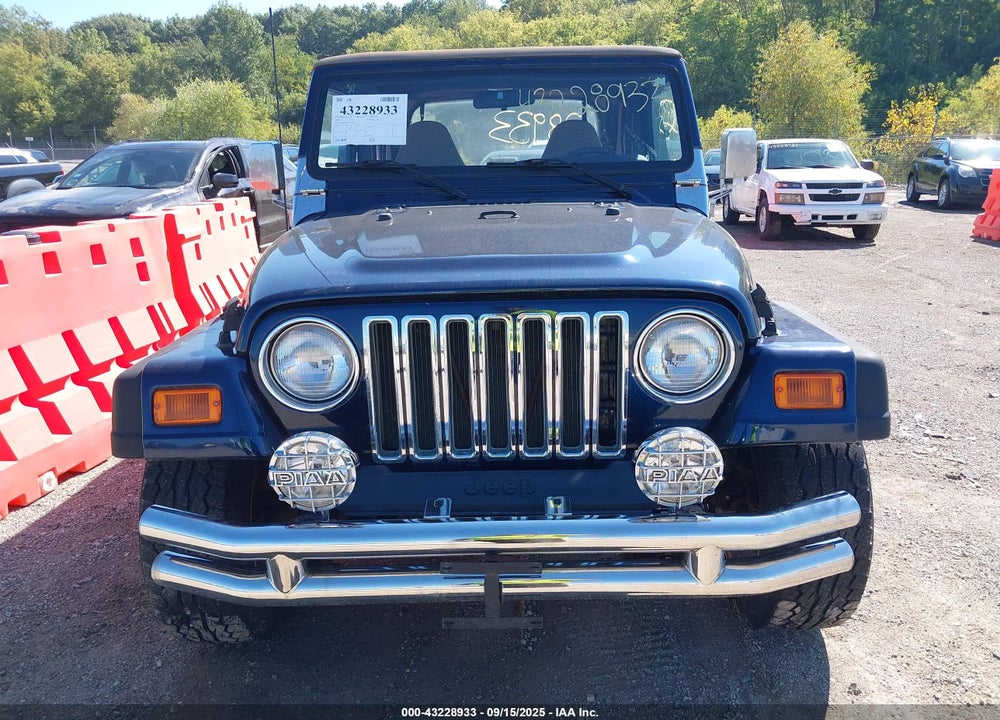 2000 JEEP WRANGLER SE VIN: 1J4FA29P4YP773084