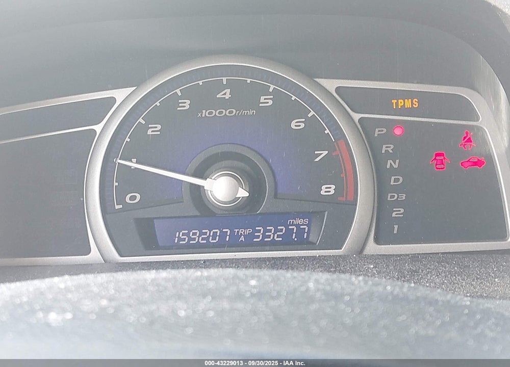 2009 HONDA CIVIC VIN: 2HGFA16829H357314