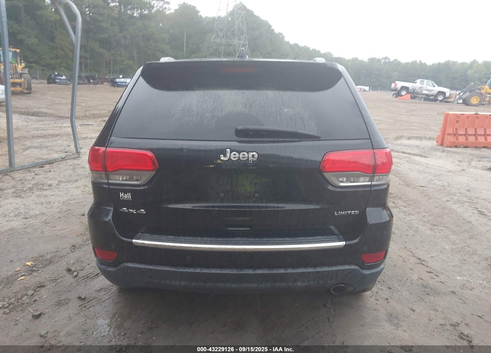 2016 JEEP GRAND CHEROKEE VIN: 1C4RJFBG9GC441040