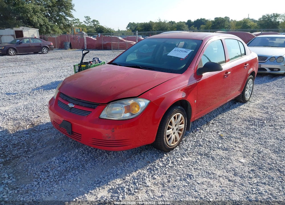 2009 CHEVROLET COBALT VIN: 1G1AS58H197141694