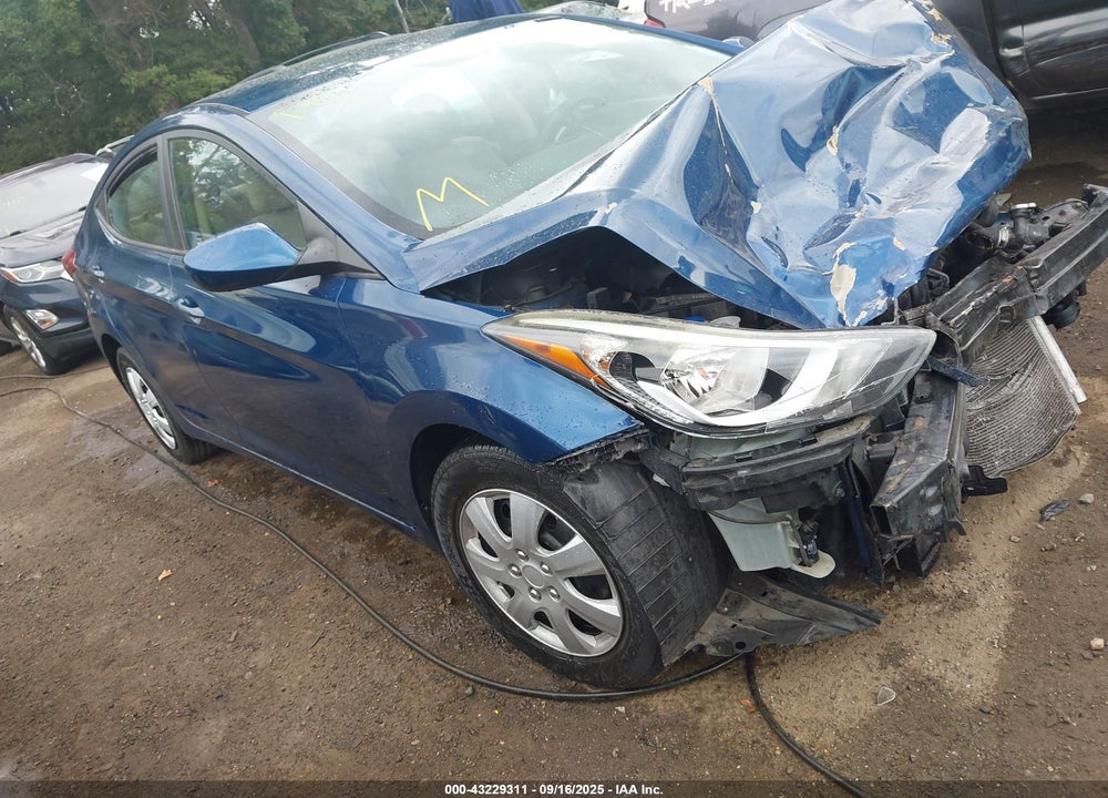 2016 HYUNDAI ELANTRA SE VIN: KMHDH4AE0GU492992