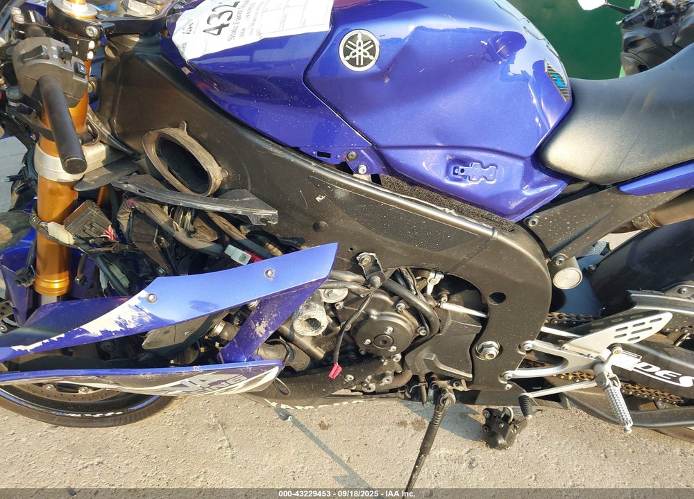 2008 YAMAHA YZFR1 VIN: JYARN20E38A012936
