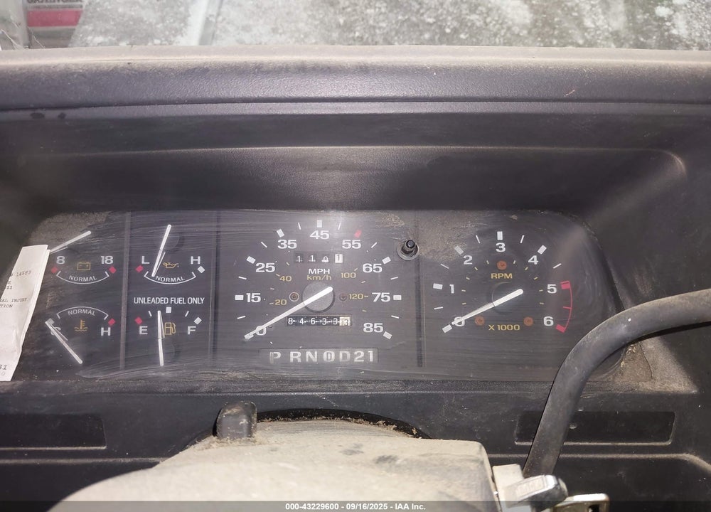 1992 FORD EXPLORER VIN: 1FMDU34XXNUB65600