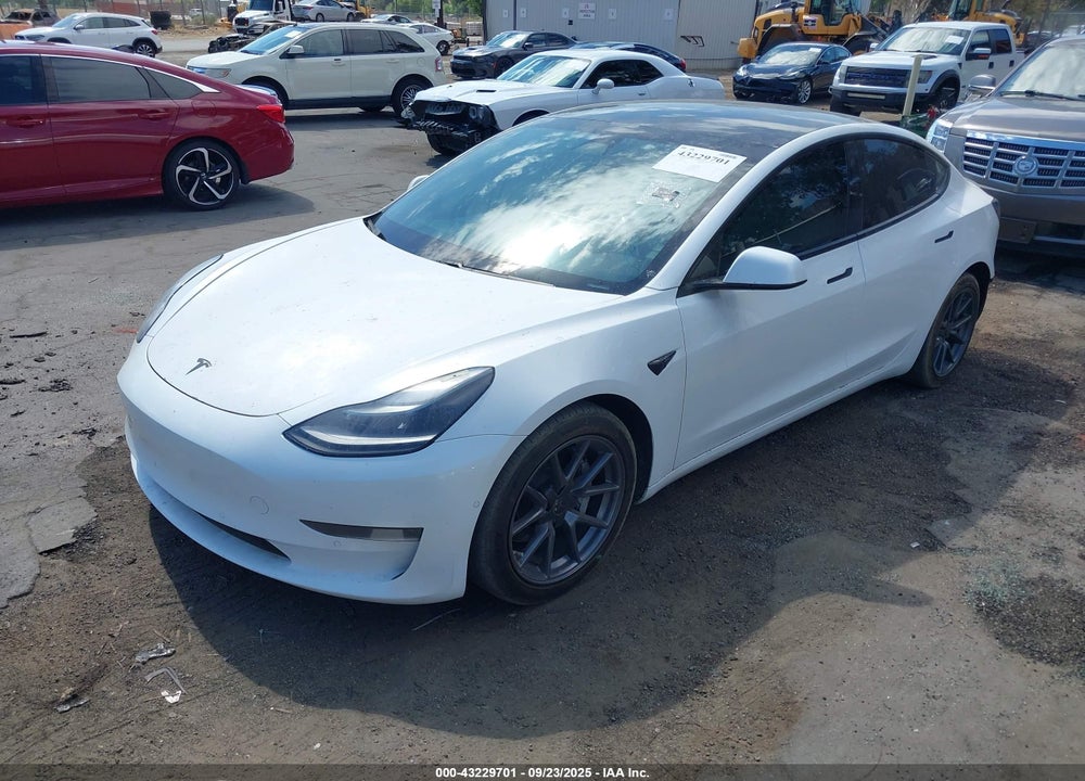 2021 TESLA MODEL 3 STANDARD RANGE PLUS REAR-WHEEL DRIVE VIN: 5YJ3E1EA1MF000778