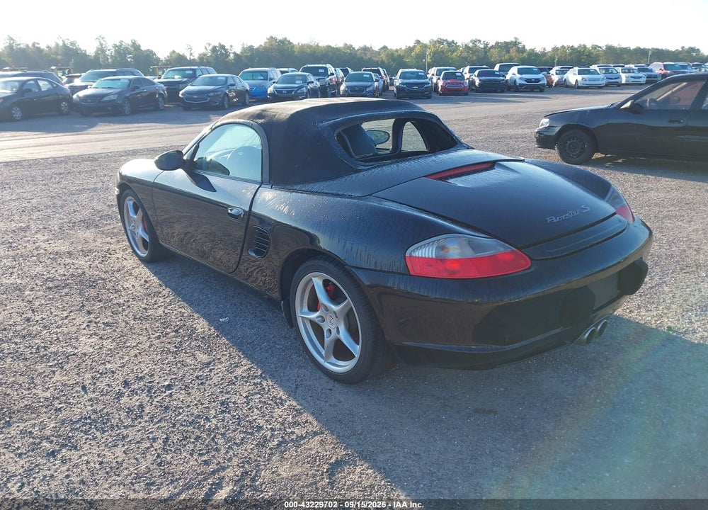 2003 PORSCHE BOXSTER S VIN: WP0CB29803U662184