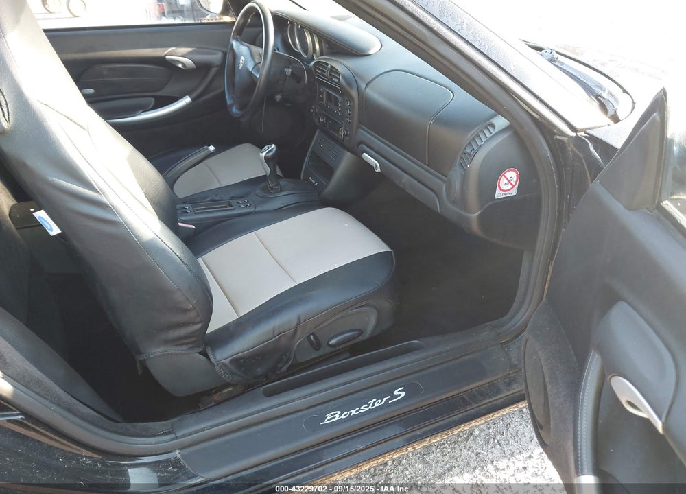 2003 PORSCHE BOXSTER S VIN: WP0CB29803U662184