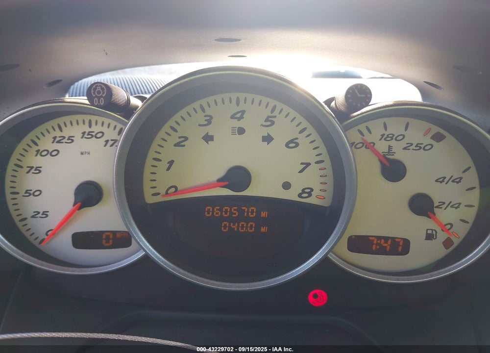 2003 PORSCHE BOXSTER S VIN: WP0CB29803U662184