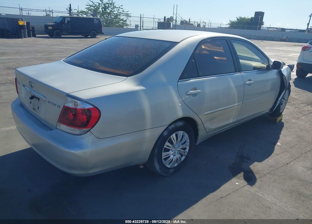 2006 TOYOTA CAMRY LE VIN: 4T1BE32K36U742920