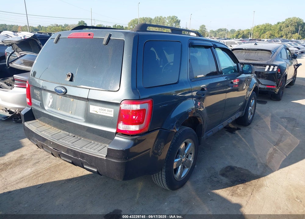 2008 FORD ESCAPE XLT VIN: 1FMCU03118KD67023