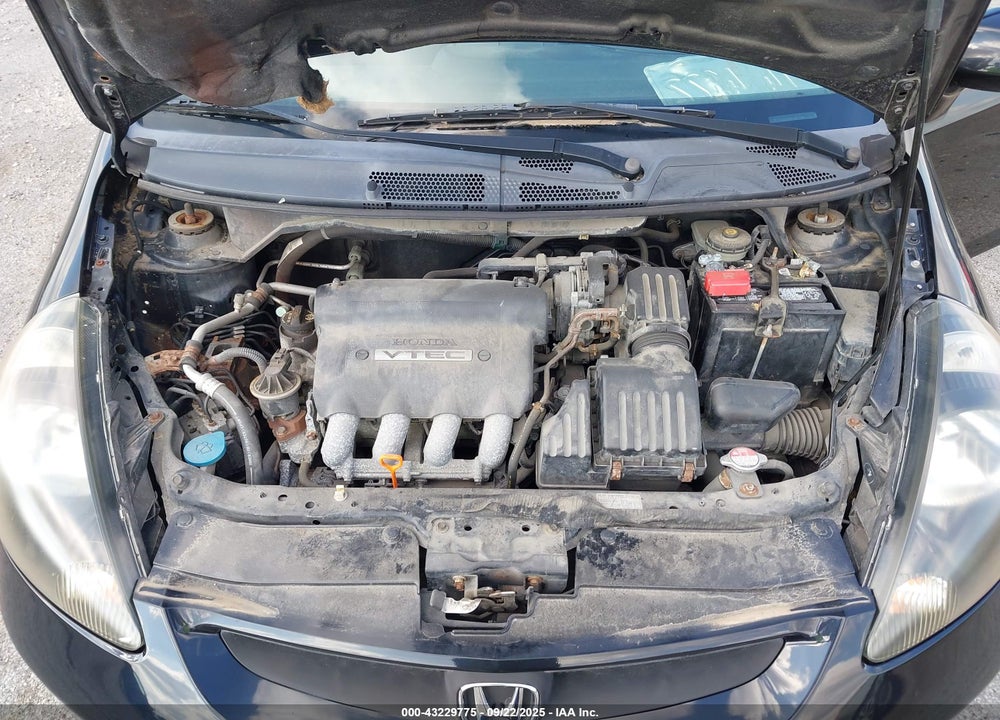 2007 HONDA FIT SPORT VIN: JHMGD38647S011285