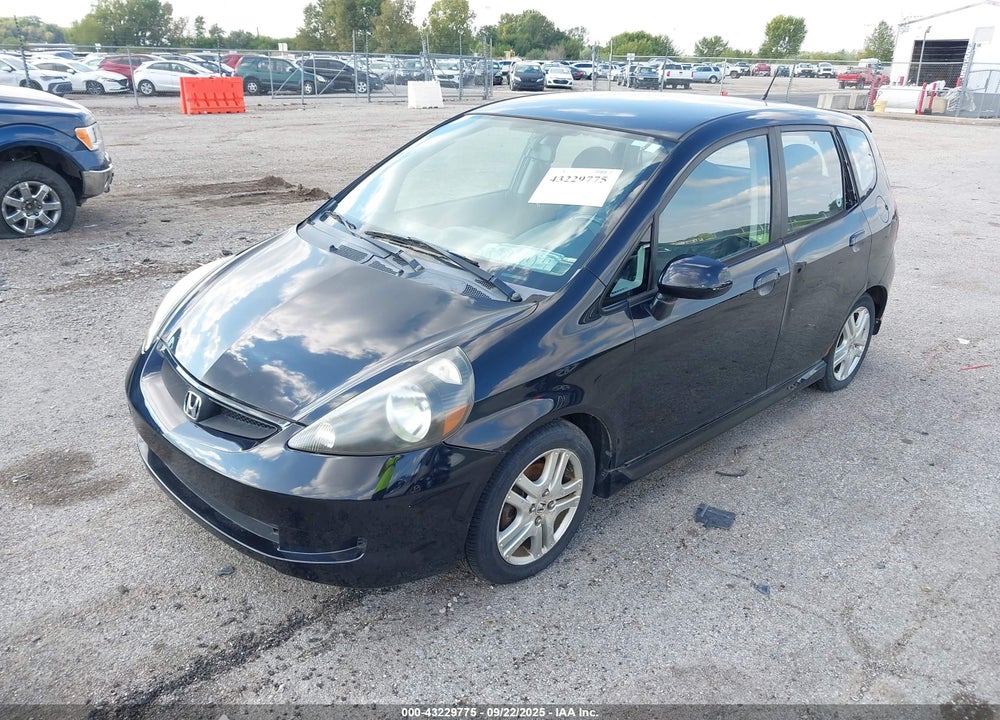 2007 HONDA FIT SPORT VIN: JHMGD38647S011285