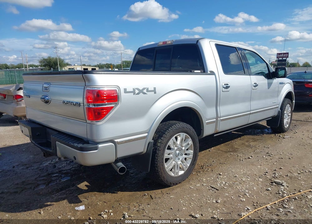 2012 FORD F-150 PLATINUM VIN: 1FTFW1ET2CFA58002