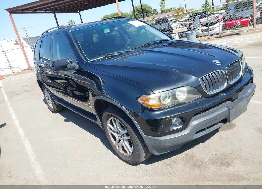 2006 BMW X5 3.0I VIN: 5UXFA13596LY48419
