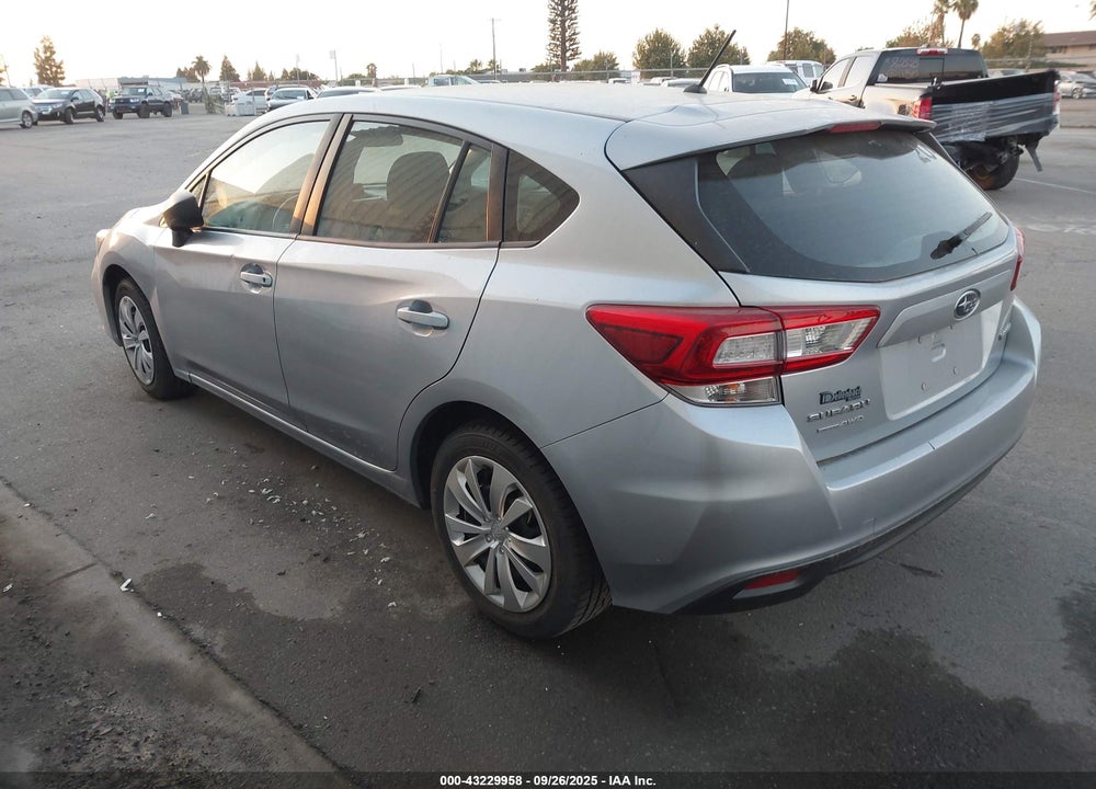 2019 SUBARU IMPREZA VIN: 4S3GTAB64K3730329