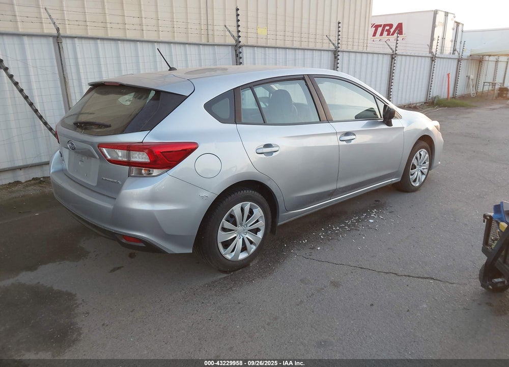 2019 SUBARU IMPREZA VIN: 4S3GTAB64K3730329